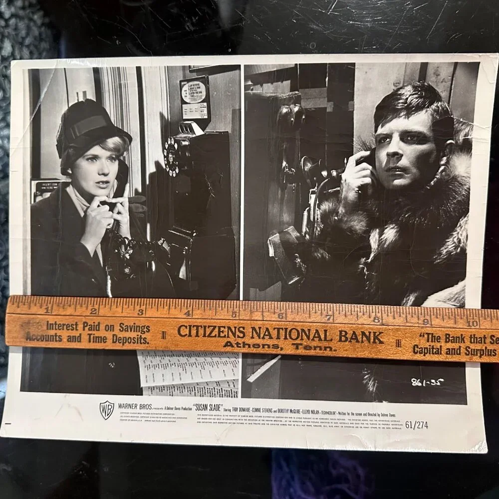 Vintage 1961 Warner Bros "Susan Slade" Movie Still Photo Featuring Connie Steven - Picture 4 of 13